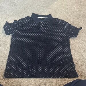 Banana Republic Dark Blue Polo with Light Accents